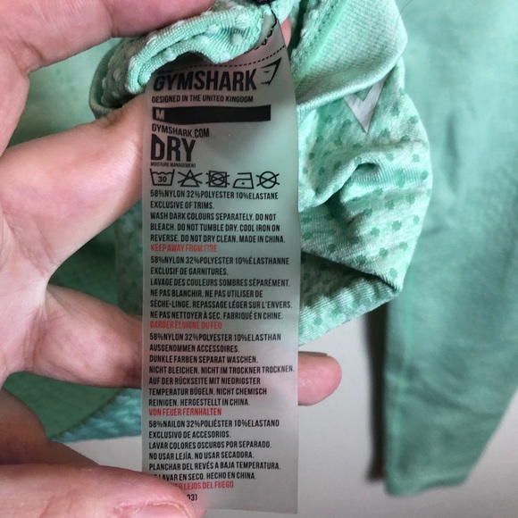 *SOLD* Gymshark Vital Seamless leggings in green - Picture 5 of 5